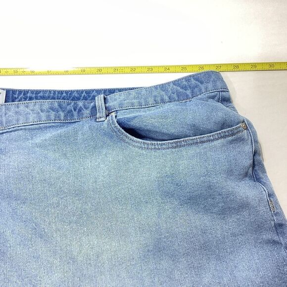 Lane Bryant Capri Mid Rise Boyfriend Jeans 34/36 Lace Hem - Picture 10 of 11